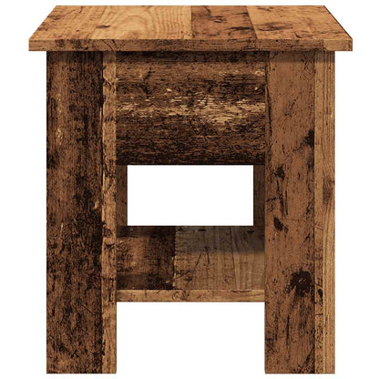 Couchtisch Altholz-Optik 40x40x42 cm Holzwerkstoff