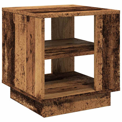 Couchtisch Altholz-Optik 40x40x43 cm Holzwerkstoff