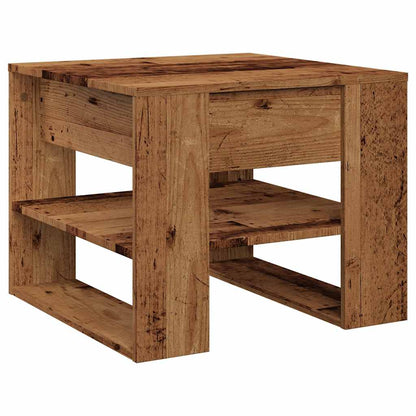 Couchtisch Altholz-Optik 55,5x55x45 cm Holzwerkstoff