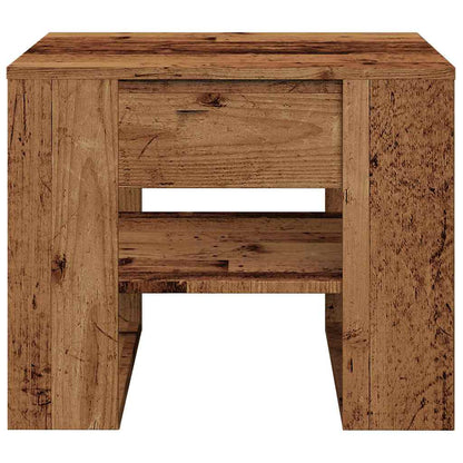 Couchtisch Altholz-Optik 55,5x55x45 cm Holzwerkstoff