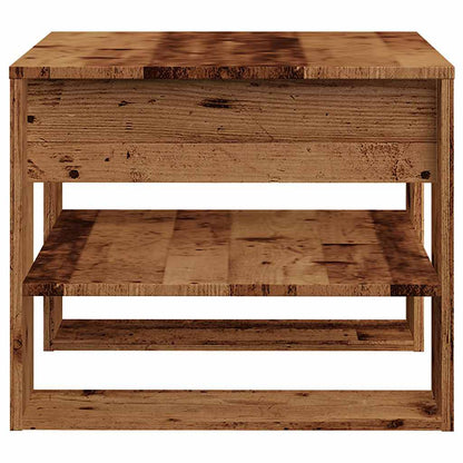 Couchtisch Altholz-Optik 55,5x55x45 cm Holzwerkstoff