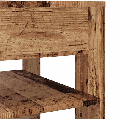 Couchtisch Altholz-Optik 55,5x55x45 cm Holzwerkstoff