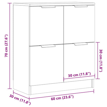 Sideboard Altholz-Optik 60x30x70 cm Holzwerkstoff