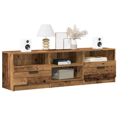 TV-Schrank Altholz-Optik 150x33,5x45 cm Holzwerkstoff