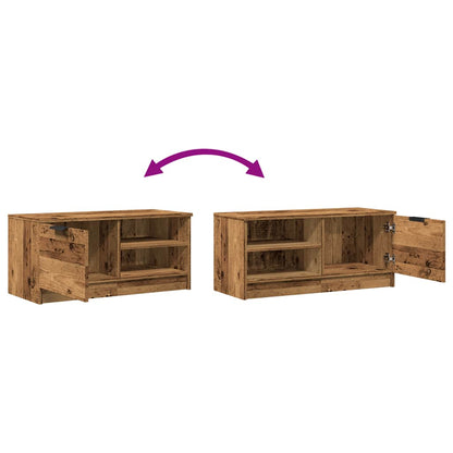 TV-Schrank Altholz-Optik 80x35x36,5 cm Holzwerkstoff