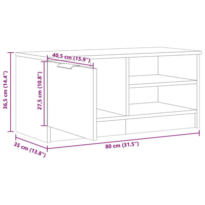 TV-Schrank Altholz-Optik 80x35x36,5 cm Holzwerkstoff