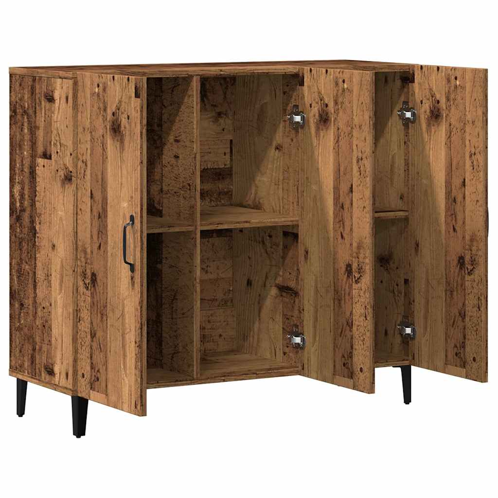 Sideboard Altholz-Optik 90x34x80 cm Holzwerkstoff