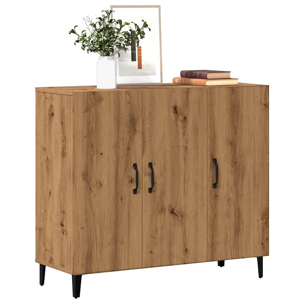 Sideboard Artisan-Eiche 90x34x80 cm Holzwerkstoff