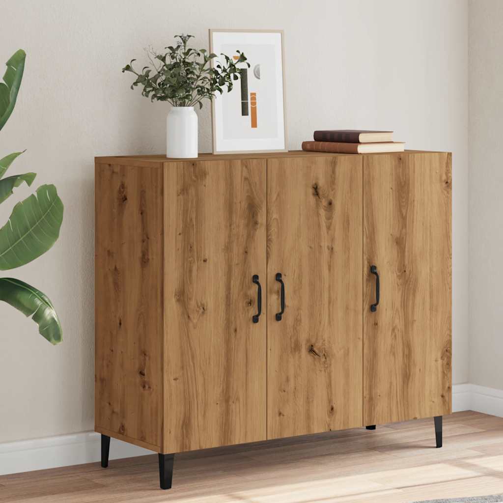 Sideboard Artisan-Eiche 90x34x80 cm Holzwerkstoff