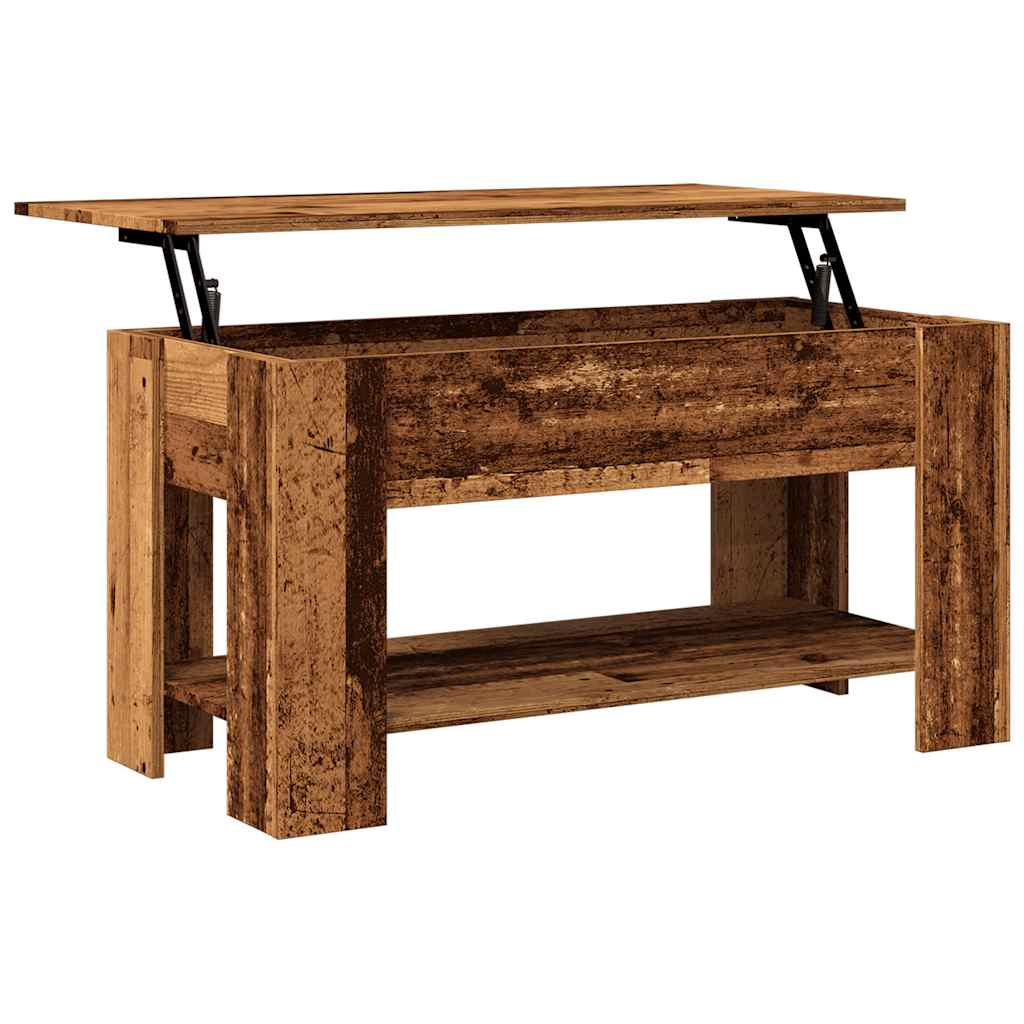 Couchtisch Altholz-Optik 101x49x52 cm Holzwerkstoff