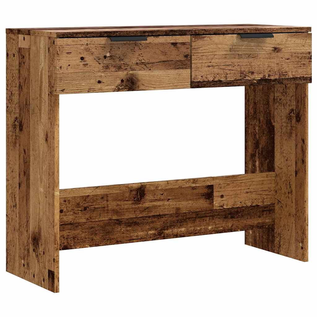 Konsolentisch Altholz-Optik 90x36x75 cm Holzwerkstoff