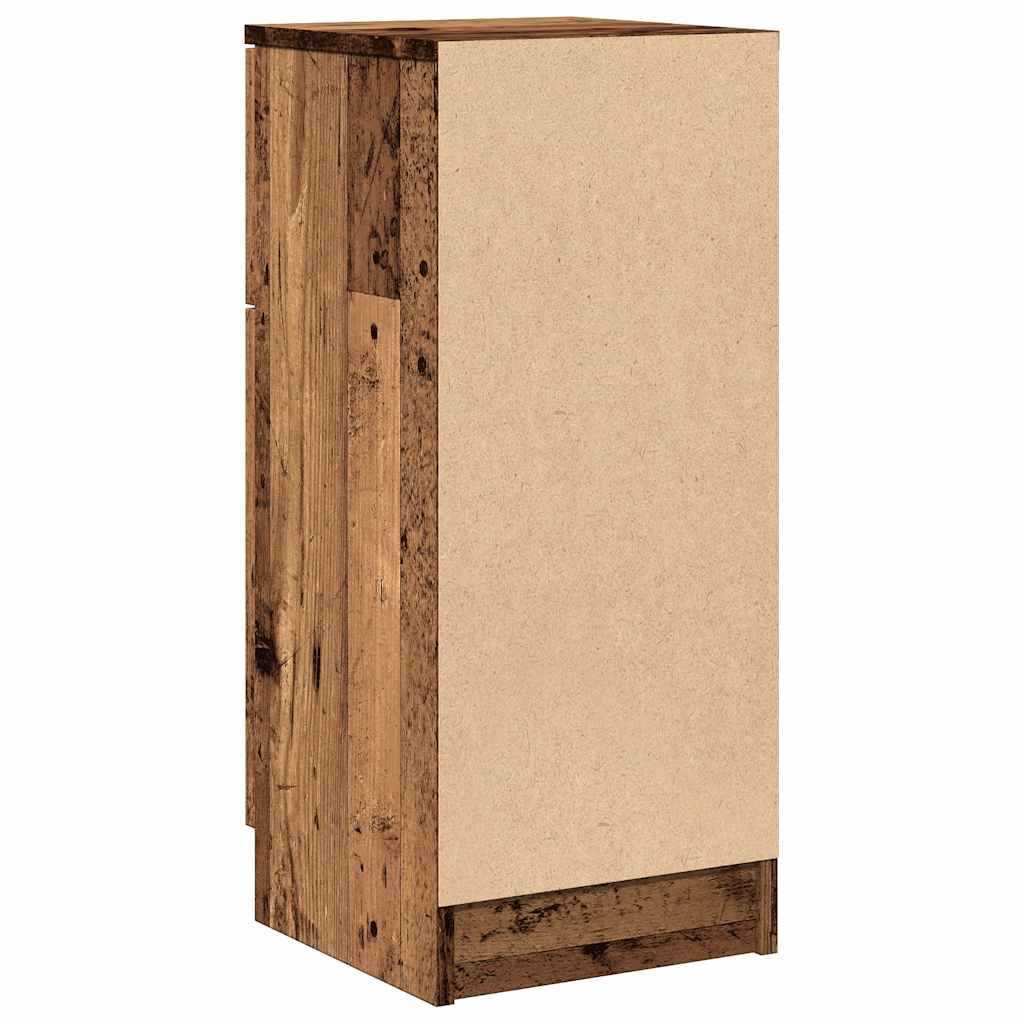 Sideboards 2 Stk. Altholz-Optik 30x30x70 cm Holzwerkstoff