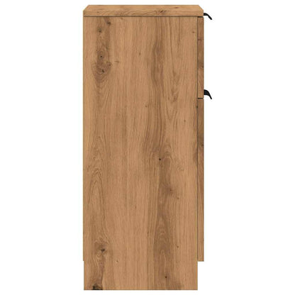 Sideboards 2 Stk. Artisan-Eiche 30x30x70 cm Holzwerkstoff