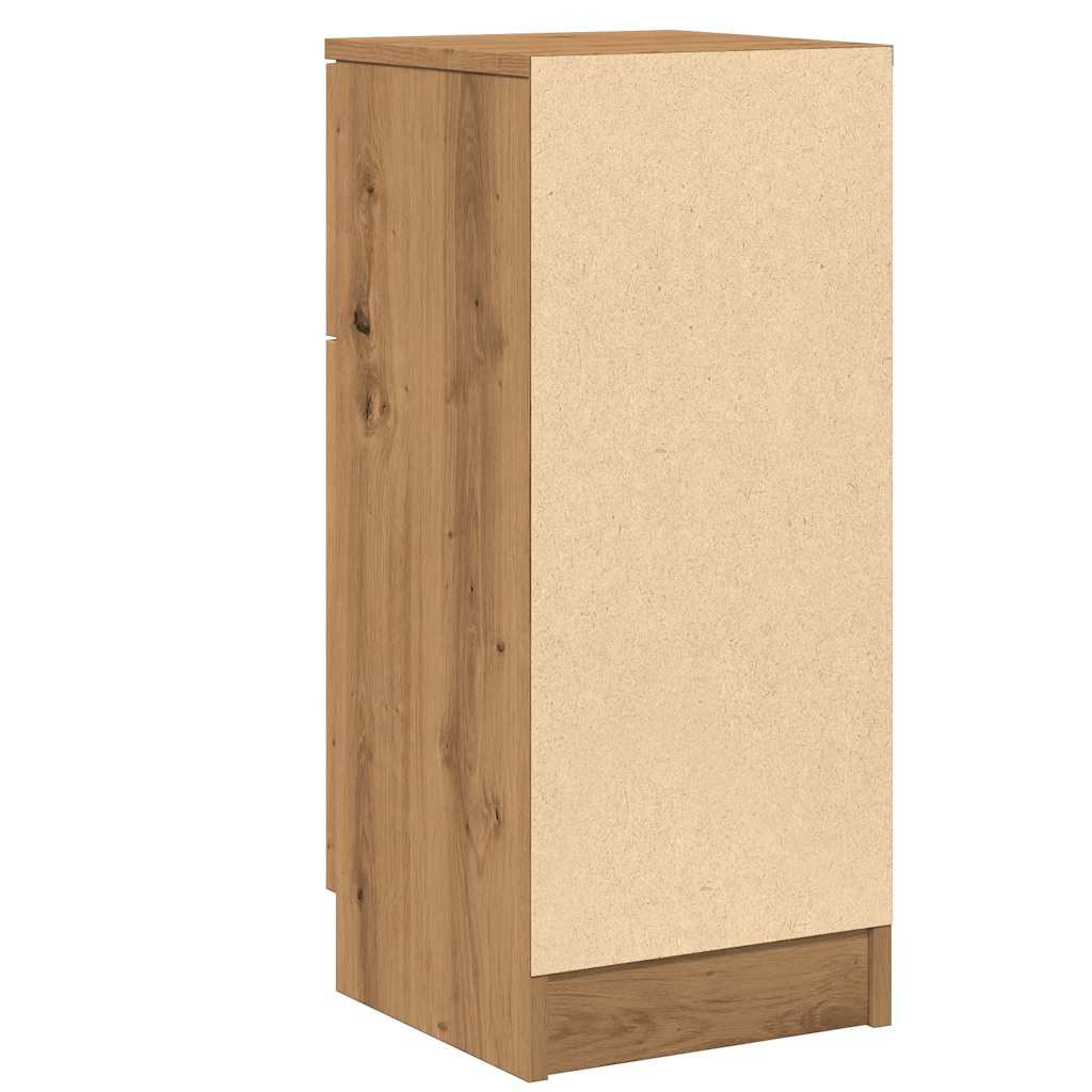 Sideboards 2 Stk. Artisan-Eiche 30x30x70 cm Holzwerkstoff