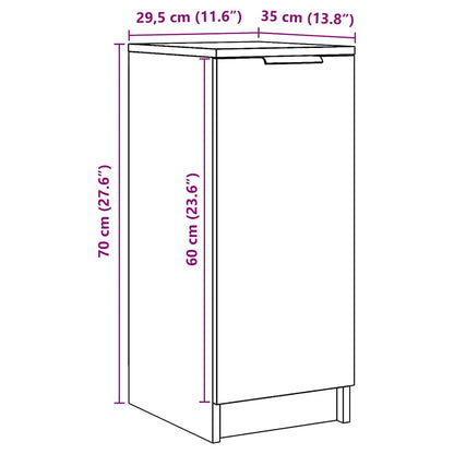 Schuhschrank Altholz-Optik 29,5x35x70 cm Holzwerkstoff