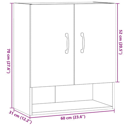 Wandschrank Altholz-Optik 60x31x70 cm Holzwerkstoff