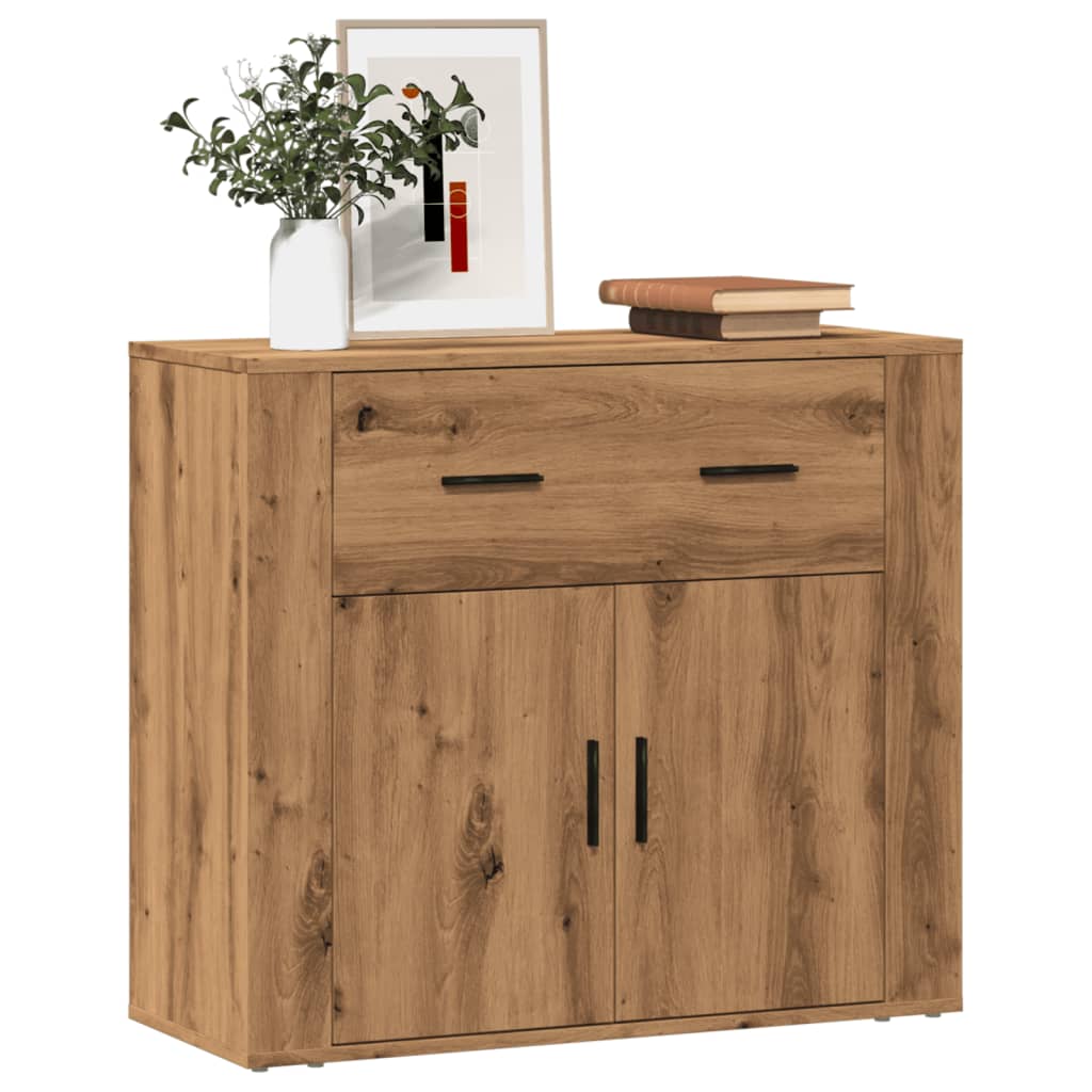 Sideboard Artisan-Eiche 80x33x70 cm Holzwerkstoff