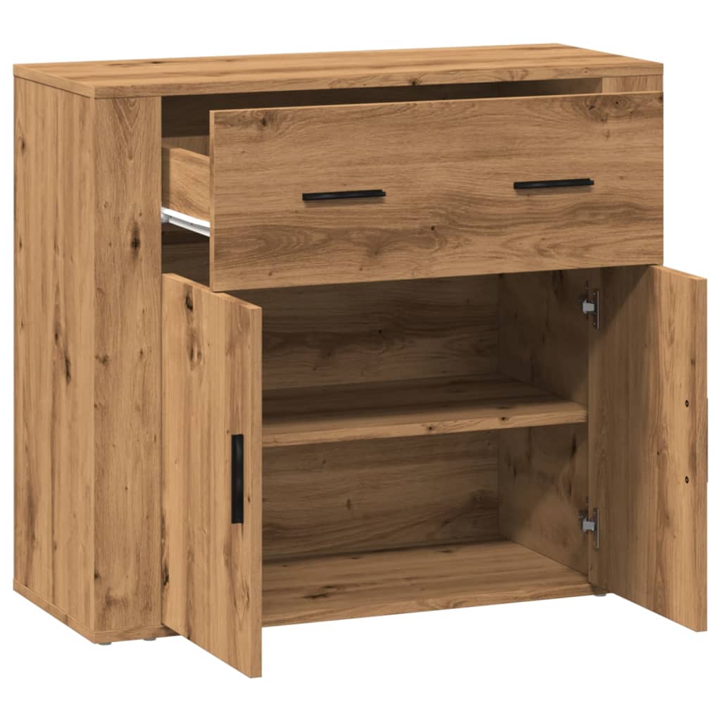 Sideboard Artisan-Eiche 80x33x70 cm Holzwerkstoff