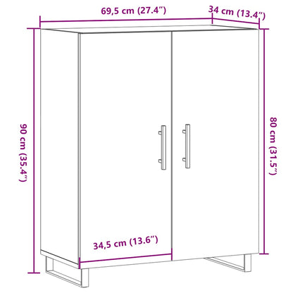 Sideboard Altholz-Optik 69,5x34x90 cm Holzwerkstoff