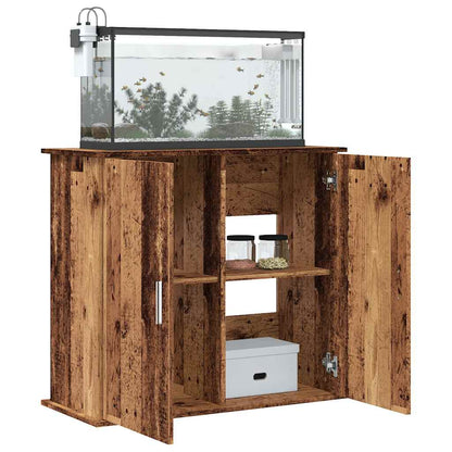 Aquariumständer Altholz-Optik 81x36x73 cm Holzwerkstoff