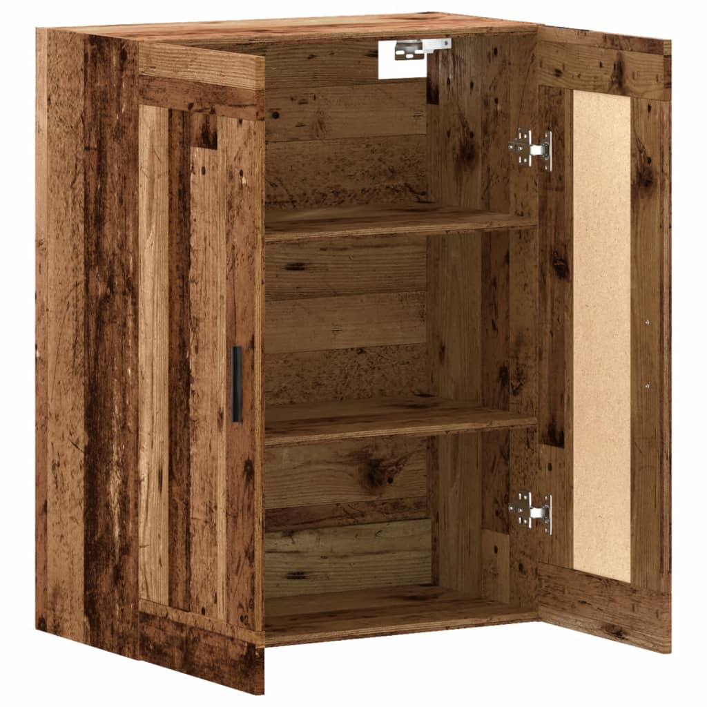 Wandschrank Altholz-Optik 69,5x34x90 cm Holzwerkstoff