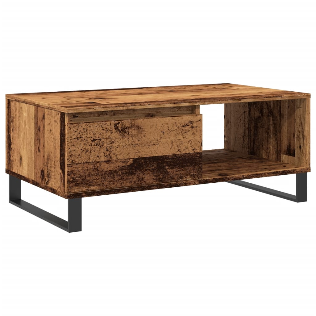 Couchtisch Altholz-Optik 90x50x36,5 cm Holzwerkstoff