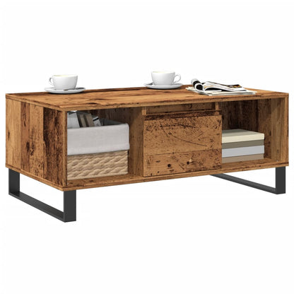 Couchtisch Altholz-Optik 90x50x36,5 cm Holzwerkstoff