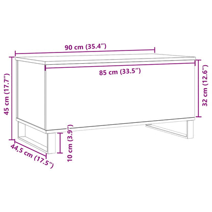 Couchtisch Altholz-Optik 90x44,5x45 cm Holzwerkstoff