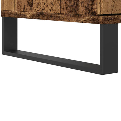 Highboard Altholz-Optik 60x36x110 cm Holzwerkstoff