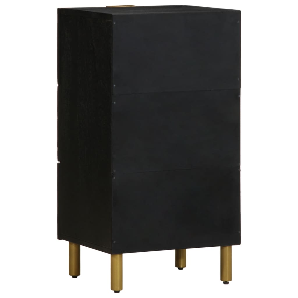 Sideboard Schwarz 40x33x75 cm