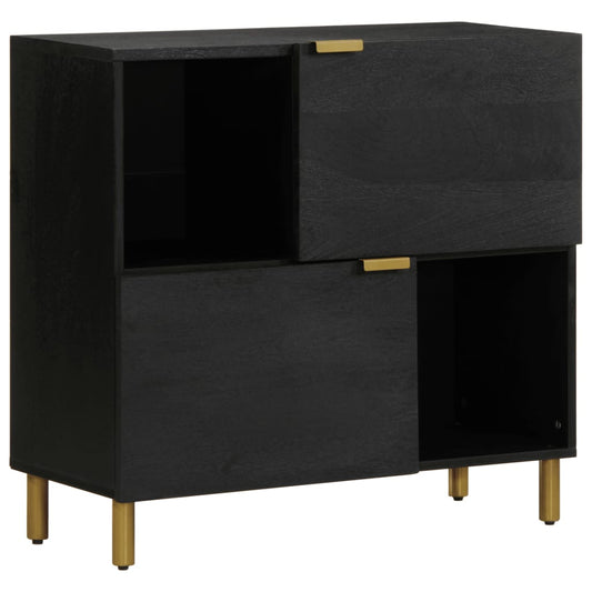 Sideboard Schwarz 80x33x75 cm