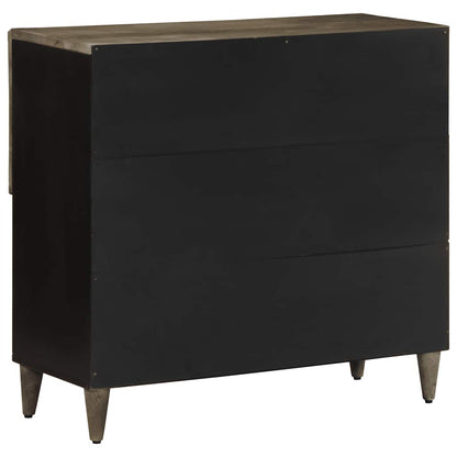 Sideboard 80x33x75 cm Massivholz Mango