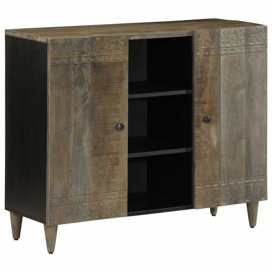 Sideboard 90x33x75 cm Massivholz Mango