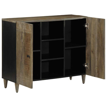 Sideboard 90x33x75 cm Massivholz Mango