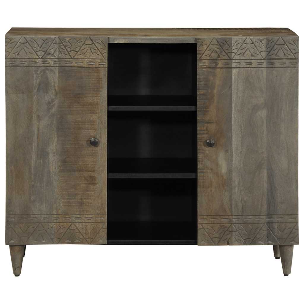 Sideboard 90x33x75 cm Massivholz Mango