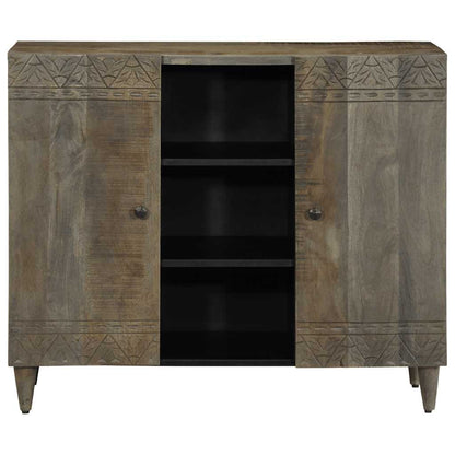 Sideboard 90x33x75 cm Massivholz Mango