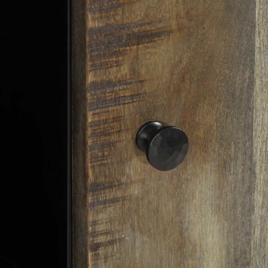 Sideboard 90x33x75 cm Massivholz Mango