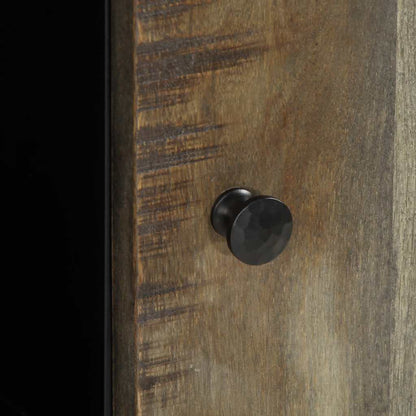 Sideboard 90x33x75 cm Massivholz Mango