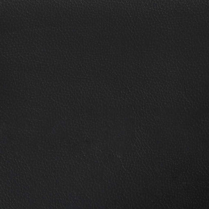 Ottoman-Bett ohne Matratze Schwarz 80x200 cm Kunstleder