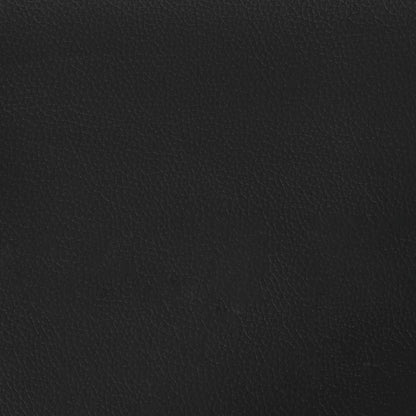 Ottoman-Bett ohne Matratze Schwarz 120x190 cm Kunstleder