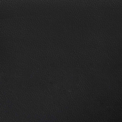 Ottoman-Bett ohne Matratze Schwarz 200x200 cm Kunstleder