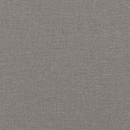 Ottoman-Bett ohne Matratze Taupe 100x200 cm Stoff
