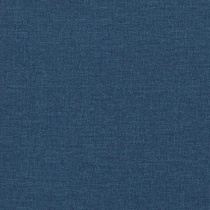 Ottoman-Bett ohne Matratze Blau 200x200 cm Stoff