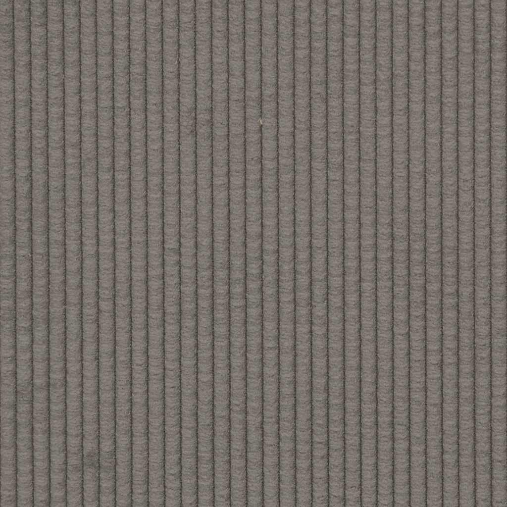 Sessel mit Armlehnen Hellgrau 54 cm Cordstoff