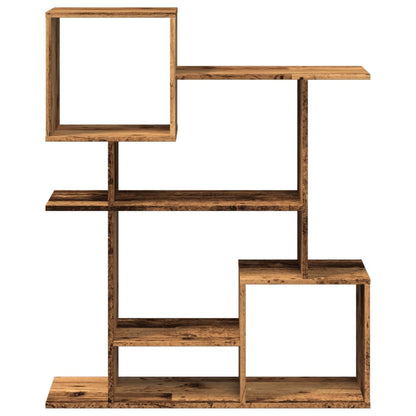 Raumteiler-Bücherregal Altholz-Optik 92x29x112 cm Holzwerkstoff