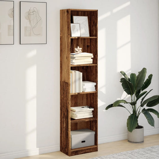 Bücherregal Altholz-Optik 40x24x176 cm Holzwerkstoff