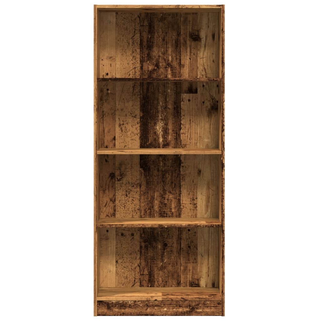 Bücherregal Altholz-Optik 60x24x143 cm Holzwerkstoff