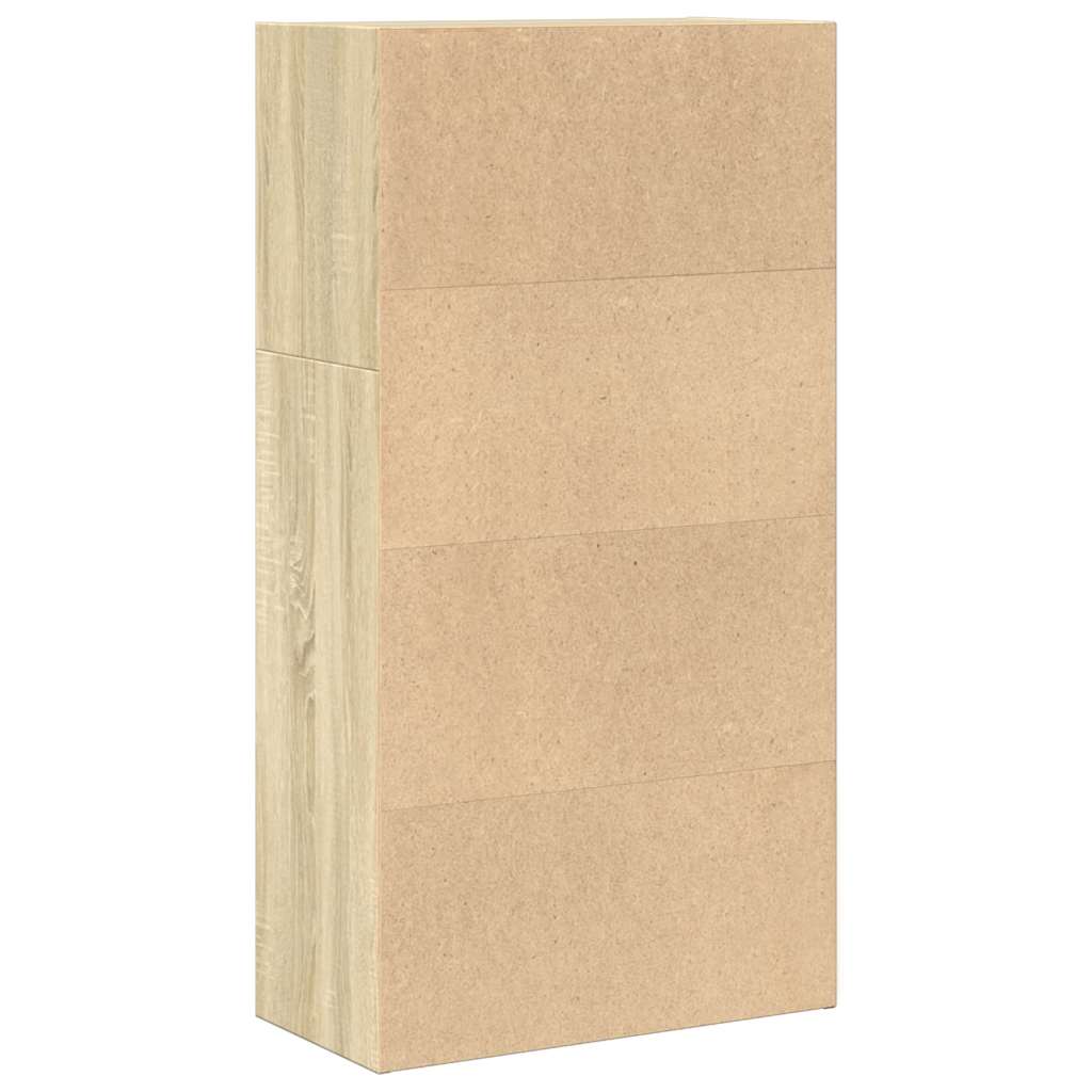 Bücherregal Sonoma-Eiche 60x30x114 cm Holzwerkstoff