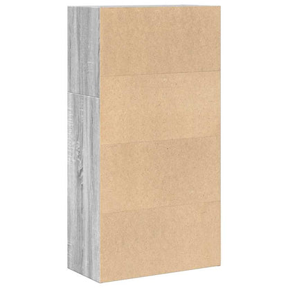 Bücherregal Grau Sonoma 60x30x114 cm Holzwerkstoff