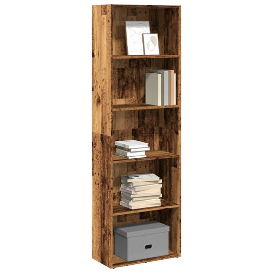 Bücherregal Altholz-Optik 60x30x189 cm Holzwerkstoff